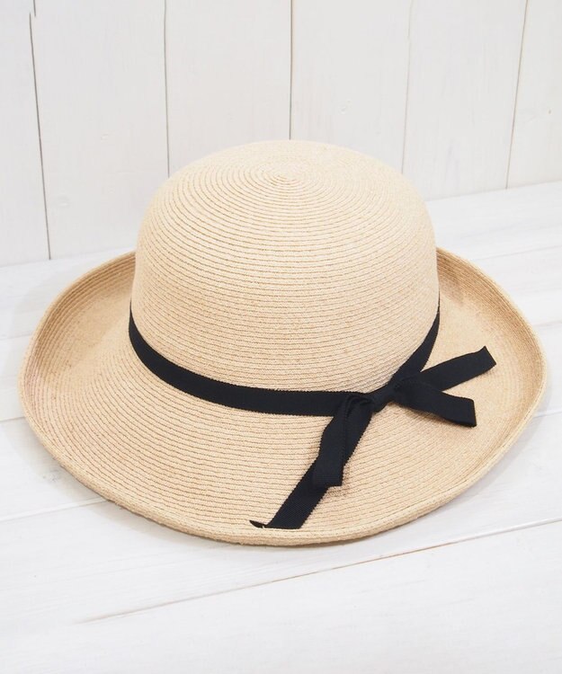 石田製帽 ラフィアブレード ソフトハットセーラ ナチュラル