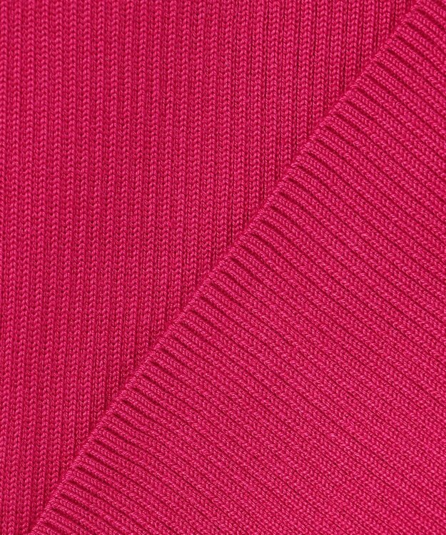 TOCCA 【洗える】SILK RIB CARDIGAN カーディガン レッド系