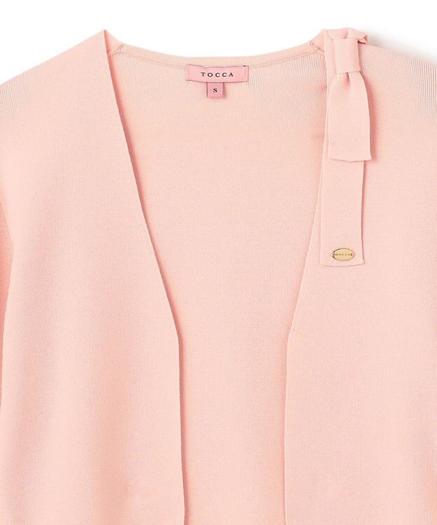 TOCCA 【洗える・接触冷感】BOW KNOT KNIT ボレロ ピンク系
