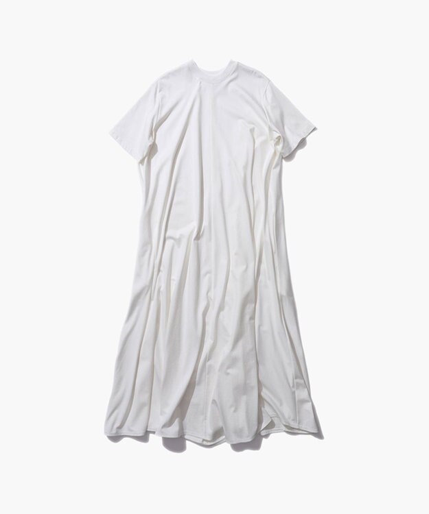 ATON 48/2 NATURAL DYE COTTON | フレアドレス WHITE