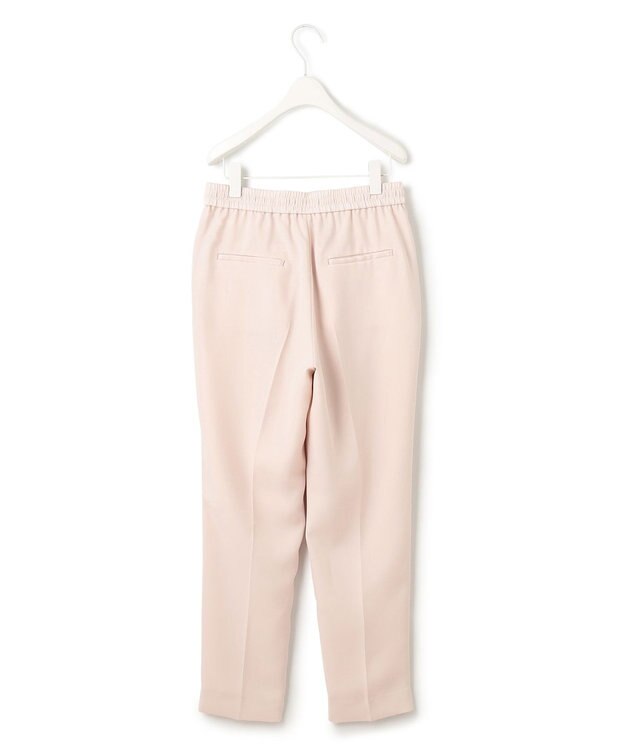 ICB 【接触冷感・UVケア・速乾・洗える】FluidBackSatin ドロストパンツ ピンクベージュ系［WEB限定］