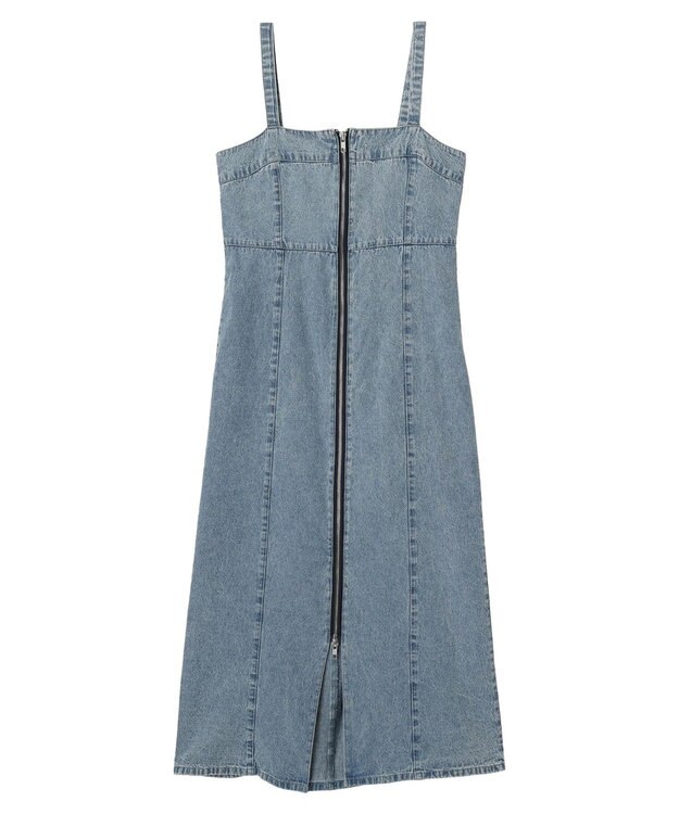 Green Parks ・ＥＬＥＮＣＡＲＥ　ＤＵＥ　デニム　Ｗ　ＺＩＰジャンスカ Light Indigo