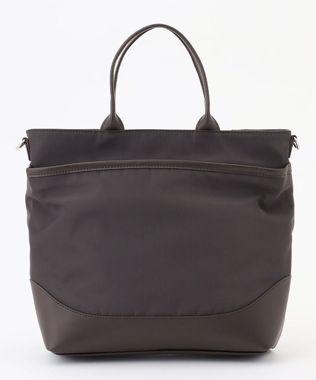 Y'SACCS シルキーリュクス2WAYトートバッグ ダークチョコ