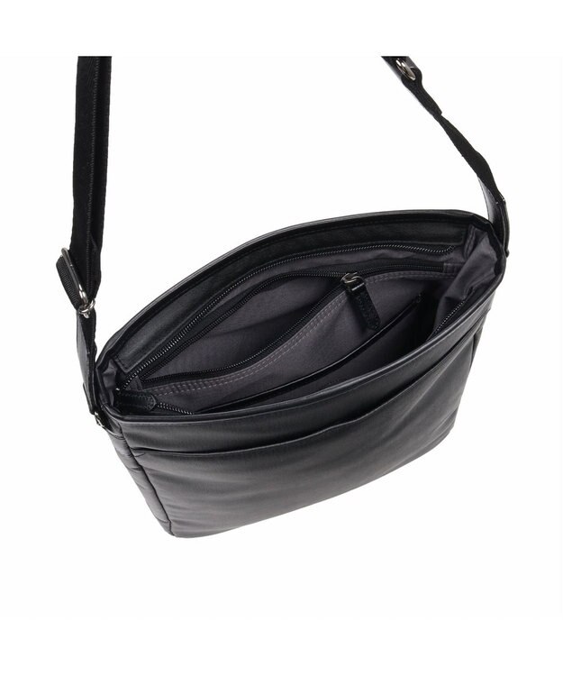 ACE BAGS & LUGGAGE ultima tokyo ディーノ ショルダーバッグ フロントファスナーポケット 68174 ウルティマトーキョー ブラック