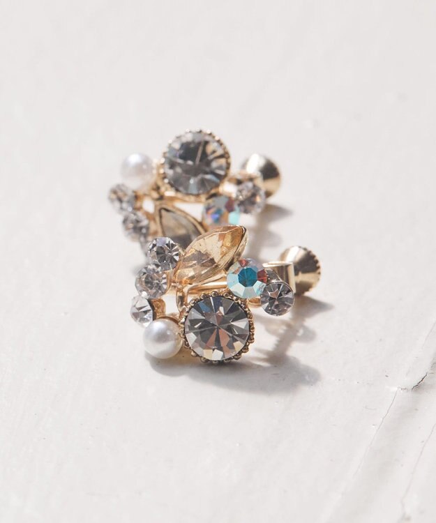 ANY SIS 【美人百花7月号掲載】ドロップストーン イヤリング