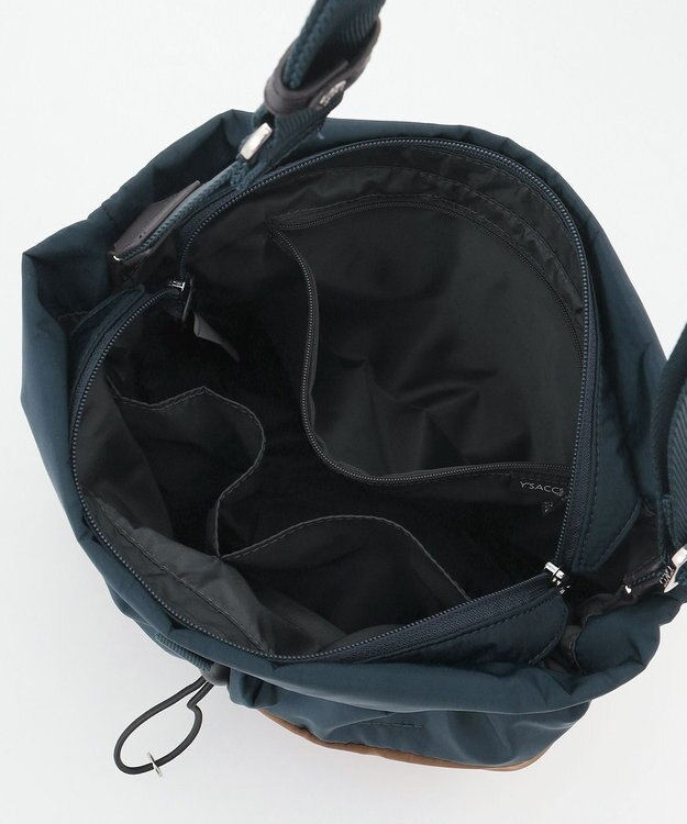 Y'SACCS ドローストリング コンビカラーショルダー ブルー