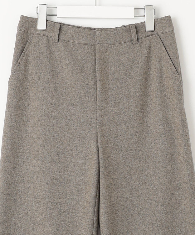 J.PRESS LADIES 【洗える】チェルビック セミワイド パンツ ベージュ系