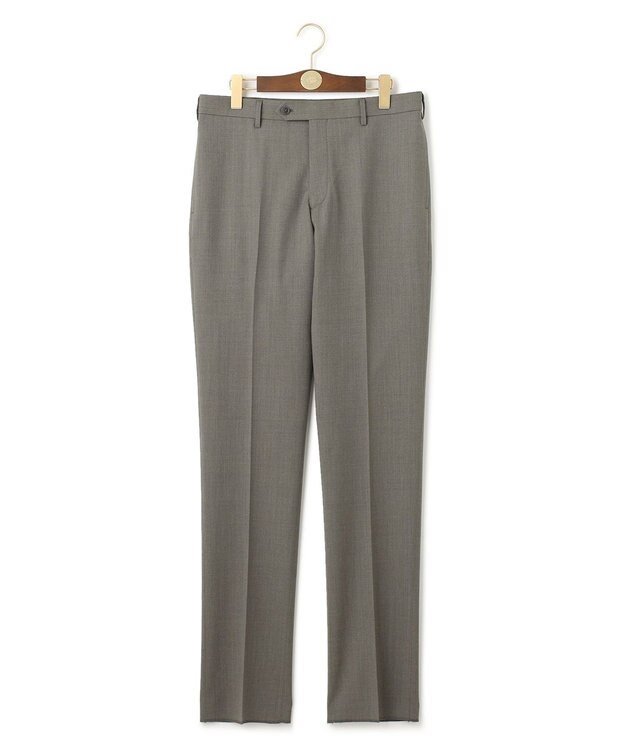 J.PRESS MEN 【ストレッチ / ウォッシャブル可】パワーストレッチウール スラックス オリーブ系