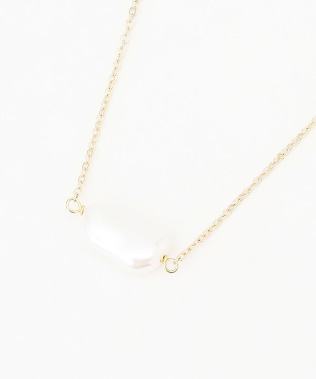 組曲 【2SET】ダイヤレーンプチパール ネックレス ゴールド系