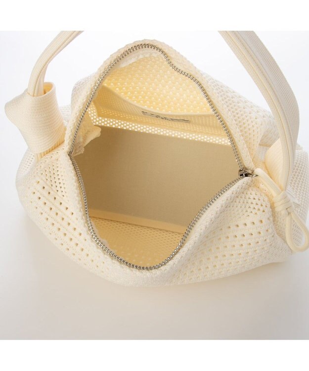 UNBILLION カカトゥ kakatoo / ソフトメッシュキューブバッグ アイボリー