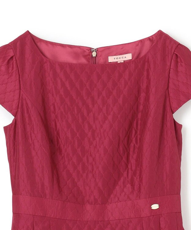 TOCCA 【洗える】QUEEN OF CLOVER ドレス ローズレッド