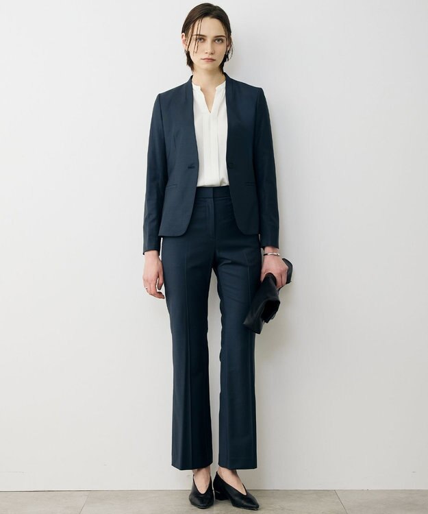 ICB 【新色追加・セットアップ対応】Bahariye セミフレアパンツ ダークグリーン系