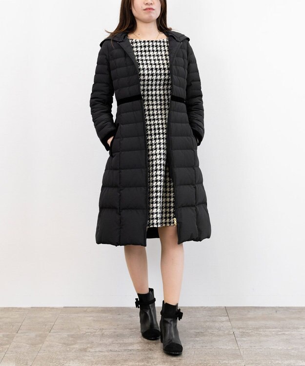 TOCCA HOLIDAY ロングダウンコート ブラック系