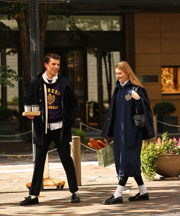 J.PRESS MEN 【J.PRESS ORIGINALS × CLUEL】クレストロゴ スウェットワンピース ネイビー系