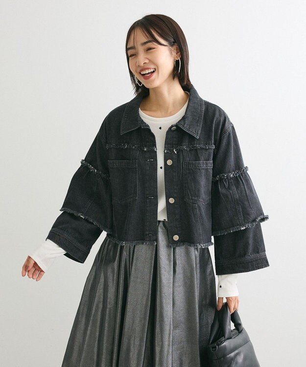 Green Parks ・ＤＯＵＢＬＥ　ＦＬＡＧＳ　ハート刺繍リブロンＴＥＥ Off White