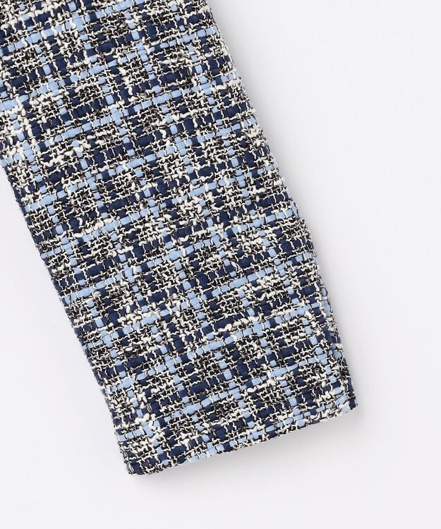 J.PRESS LADIES L ファニーツイード ジャケット ネイビー系