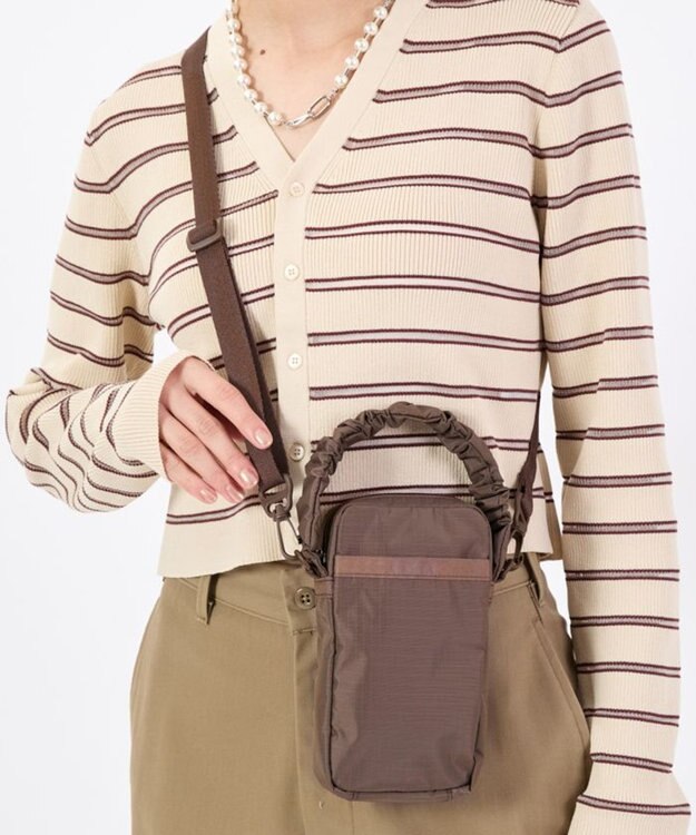 LeSportsac GH MINI PHONE XBODY/ダークチョコレート ダークチョコレート