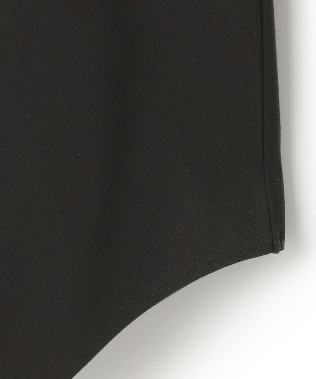 23区 【23区 lab.】ハイカウントコットン パフスリーブ シャツ ブラック系