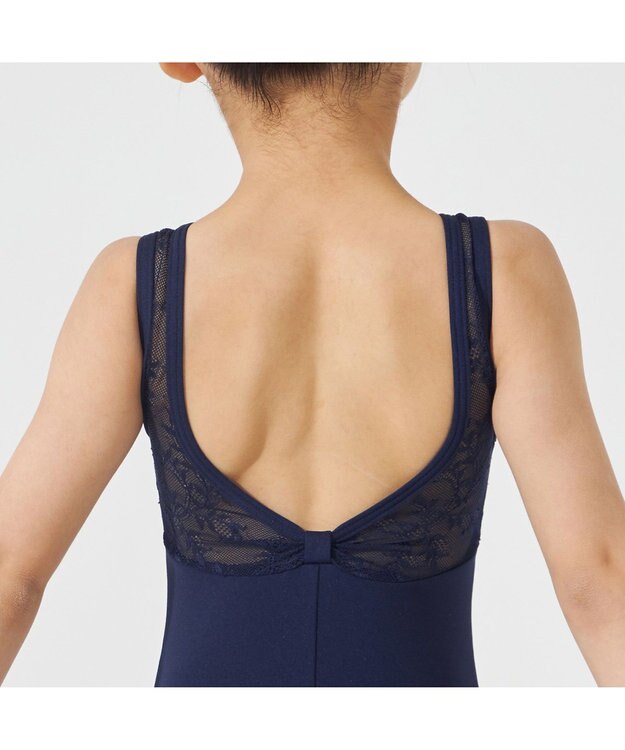 Chacott ノースリーブレオタード ネイビー