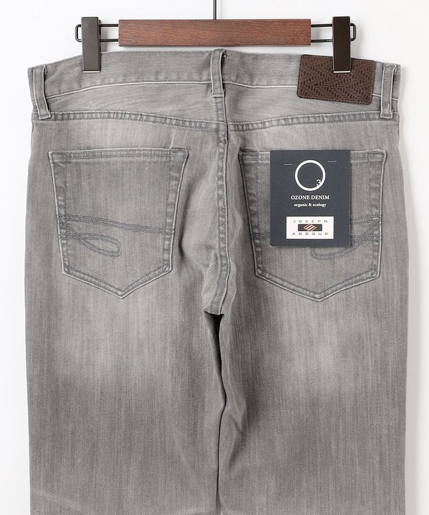 JOSEPH ABBOUD 【サスティナブル/JAPANファブリック/ストレッチ】オゾンハイパワーデニム パンツ ライトグレー系