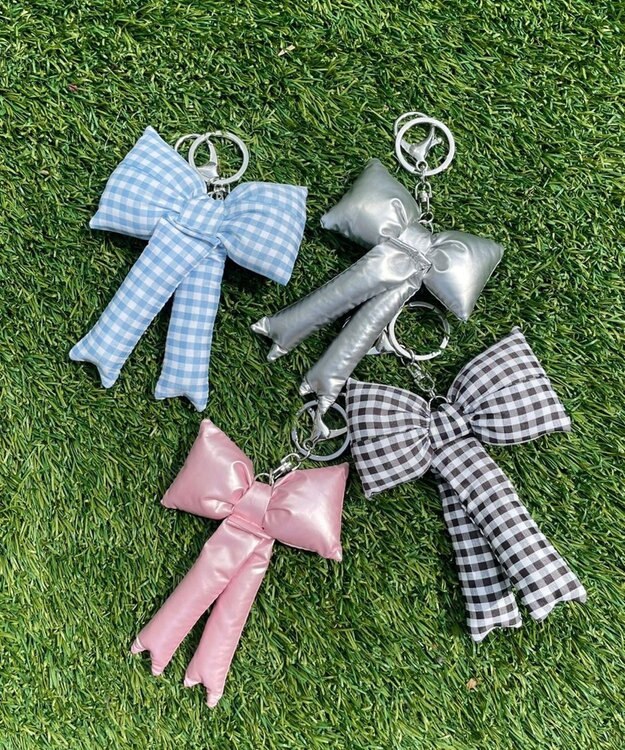 WEGO クッションリボンキーホルダー ピンク