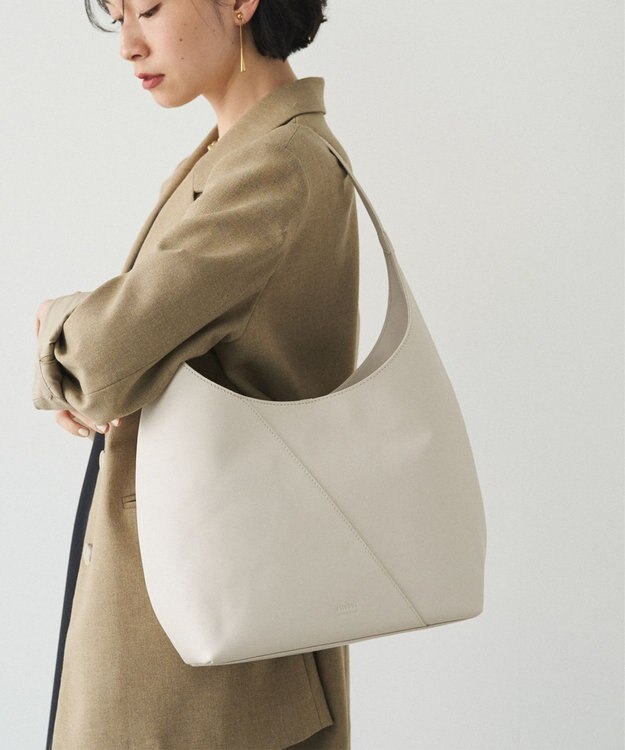 russet スムースレザートートバッグ(CE-1677) Ivory