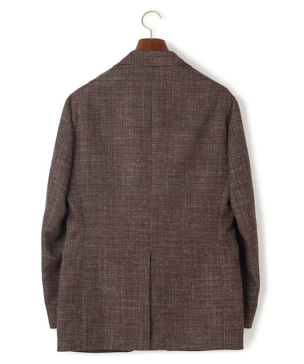 J.PRESS MEN 【WEB・一部店舗限定】フレーキーシルクリネン ジャケット ブラウン系