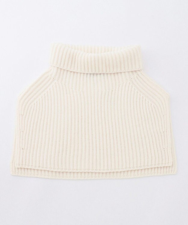 23区 ウールカシミヤ ネックウォーマー ホワイト系