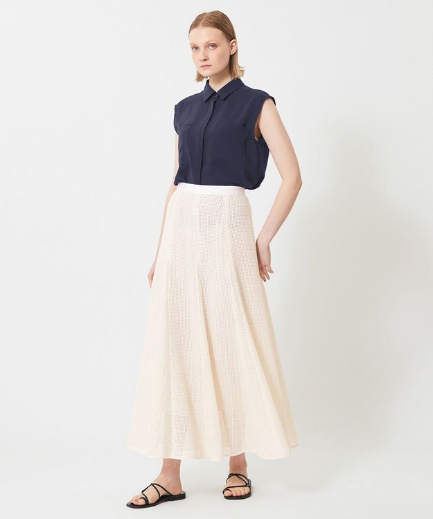 BEIGE， PINE / フレアスカート Ecru