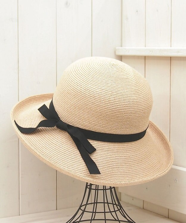 石田製帽 ラフィアブレード ソフトハットセーラ ナチュラル