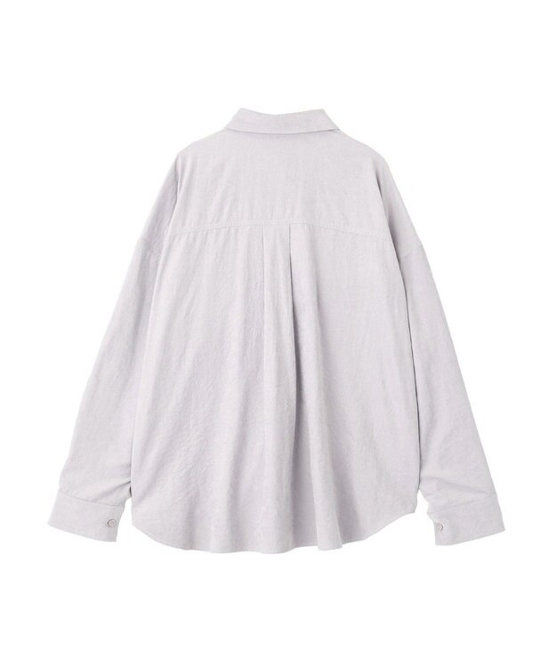 CRAFT STANDARD BOUTIQUE とろみワークシャツ Light Purple