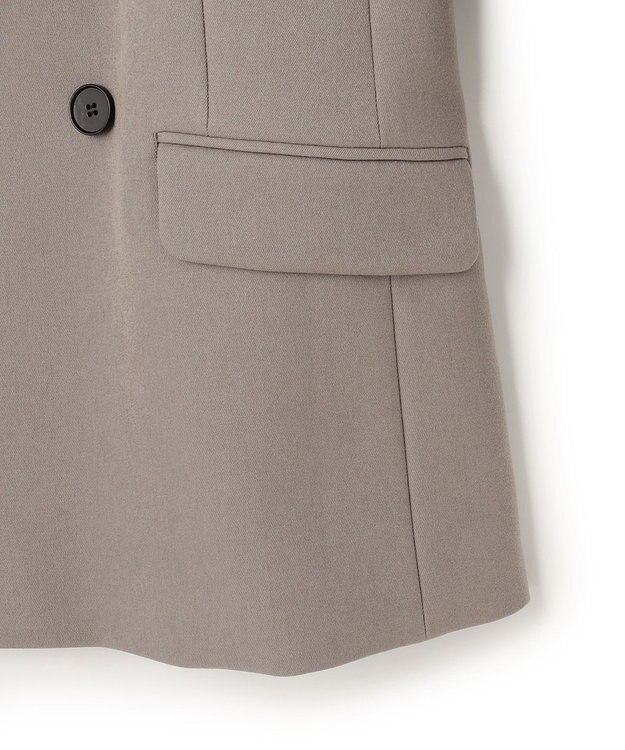 uncrave プルーフウールライクツイル ジャケット グレージュ