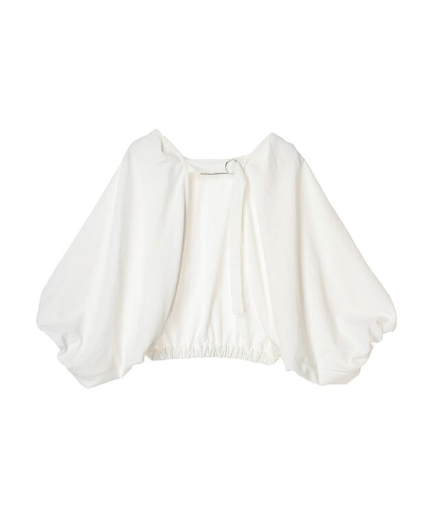 Green Parks ・ＥＬＥＮＣＡＲＥ　ＤＵＥ　バルーンスリーブボレロ Off White