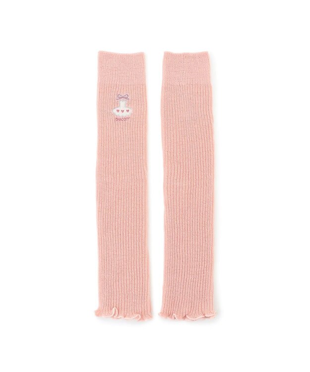 Chacott キッズ レッグウォーマー ピンク