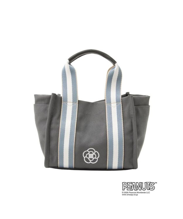 CLATHAS SNOOPYキャンパス ２wayトートバッグ（小） グレー