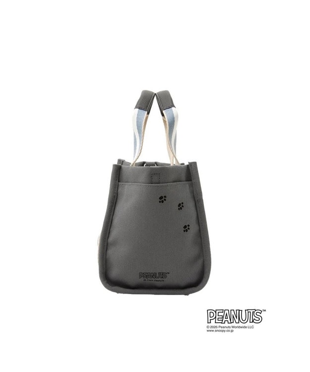 CLATHAS SNOOPYキャンパス ２wayトートバッグ（小） グレー