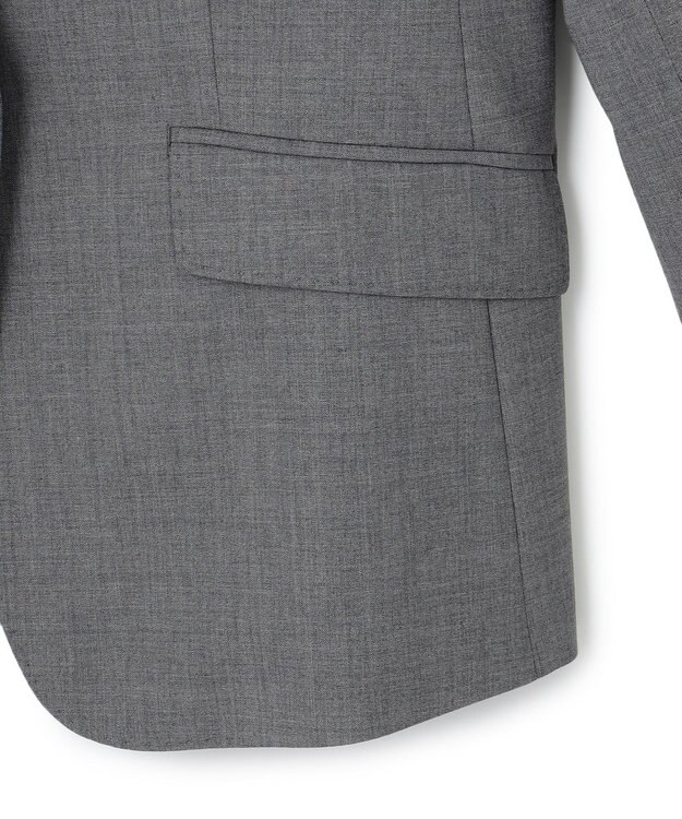 23区 【セットアップ対応】ラフィーネウール 一つ釦 ジャケット ライトグレー系