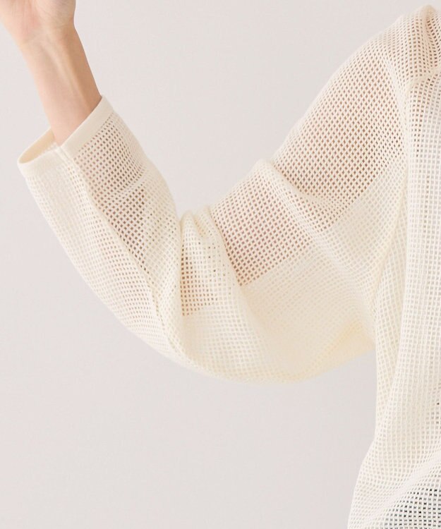 AMERICAN HOLIC メッシュ長袖Ｔシャツ Ivory