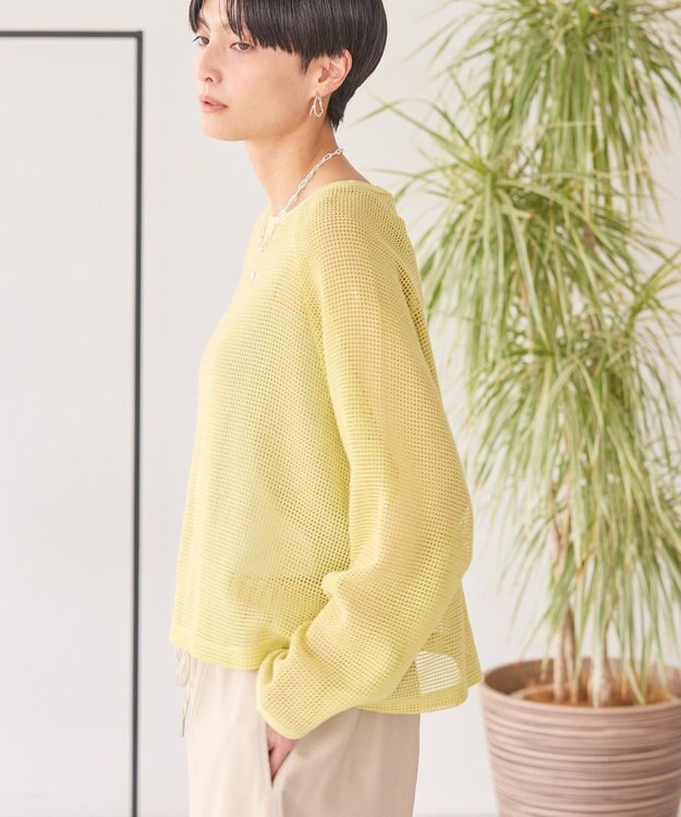 AMERICAN HOLIC メッシュ長袖Ｔシャツ Pistachio