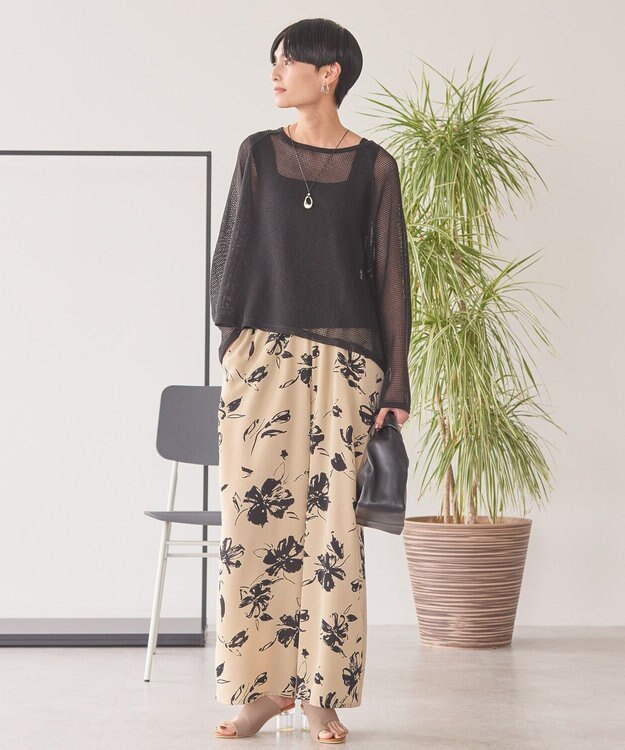 AMERICAN HOLIC メッシュ長袖Ｔシャツ Black