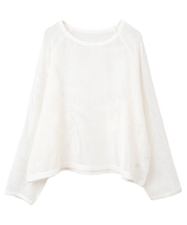 AMERICAN HOLIC メッシュ長袖Ｔシャツ Ivory