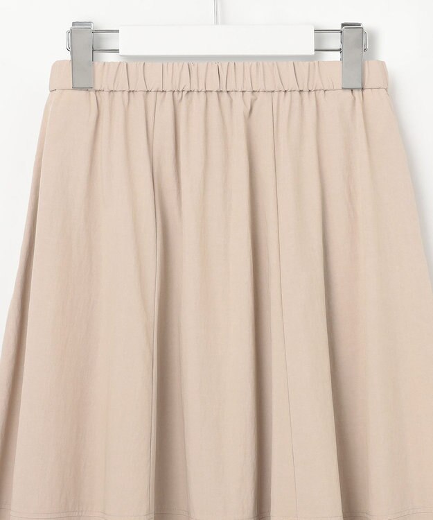 23区 L 【洗える】ヴィンテージライトタフタ バルーン スカート ベージュ系