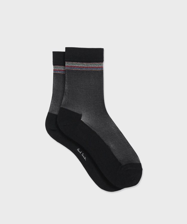 Paul Smith Frida Signtr シアー ソックス ブラック