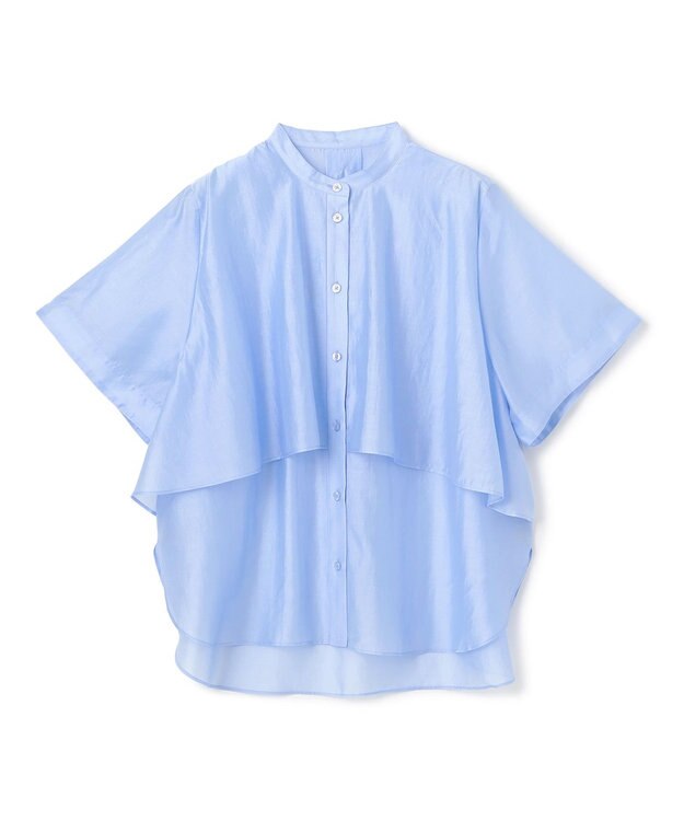 UNFILO シアー ヨークシャツ サックス