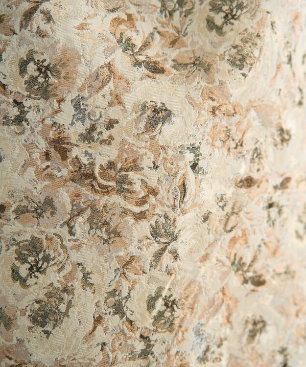 YECCA VECCA ジャガードナロースカート Beige