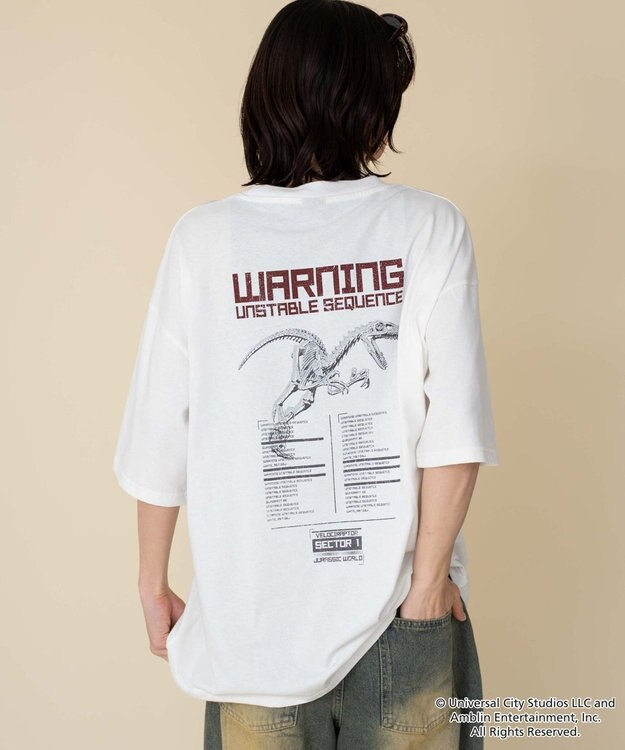 WEGO 【ユニセックス着用ITEM/SMLサイズ展開】JURASSIC　PARKグラフィックT（S） 柄3