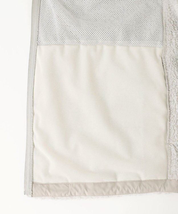 UNFILO MENS MOVE TEX フリースブルゾン ライトグレー系