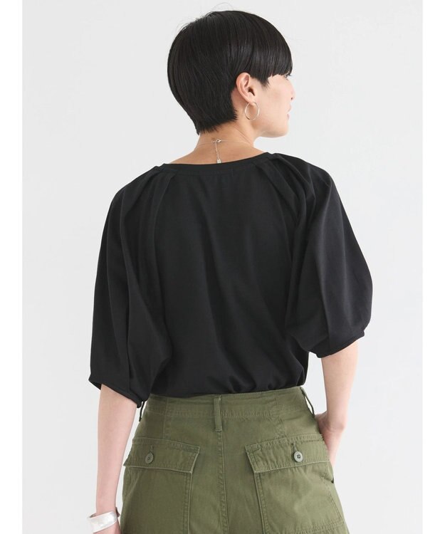 AMERICAN HOLIC パフスリーブカットプルオーバー Black