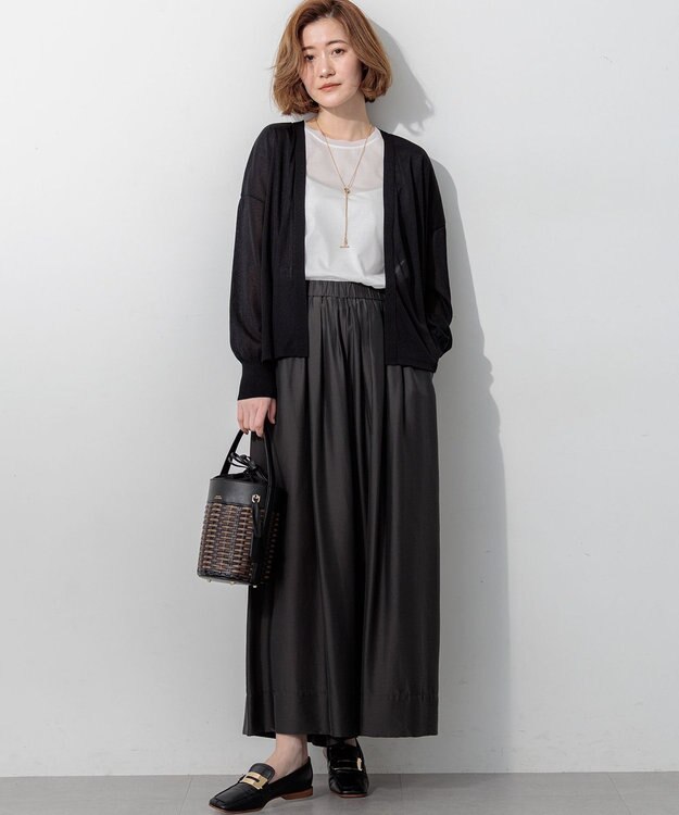 23区 【先行予約】マルチ機能 カーディガン ブラック系