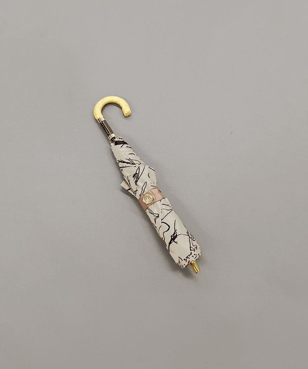 AURORA Beaurance （ビューランス）プリント柄 晴雨兼用トップフラット折傘 クリーム